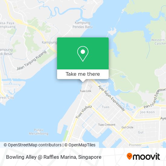 Bowling Alley @ Raffles Marina map