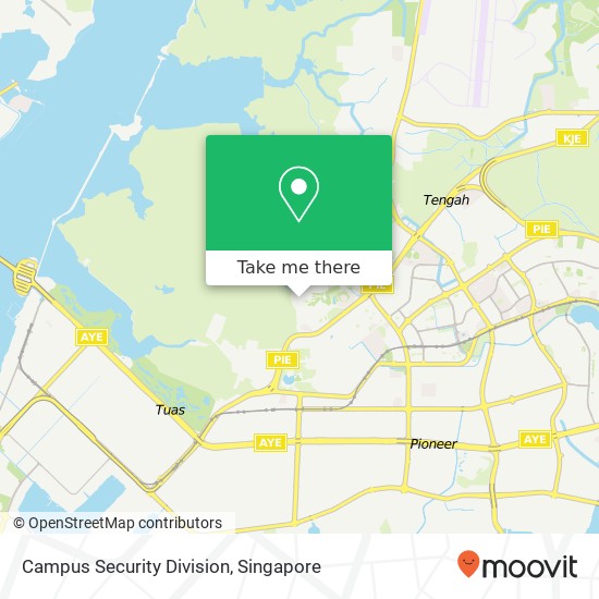 Campus Security Division map