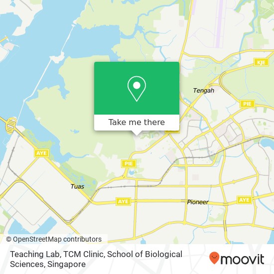 Teaching Lab, TCM Clinic, School of Biological Sciences地图