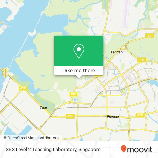 SBS Level 2 Teaching Laboratory map