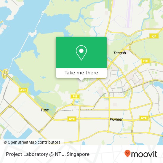 Project Laboratory @ NTU map