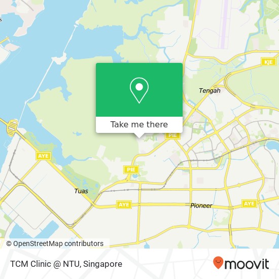 TCM Clinic @ NTU map