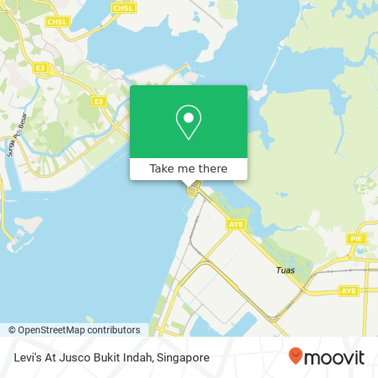 Levi's At Jusco Bukit Indah map
