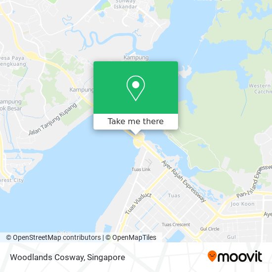 Woodlands Cosway map