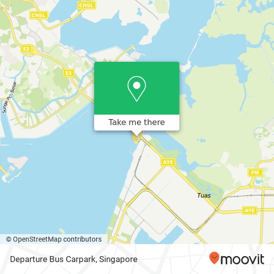 Departure Bus Carpark map