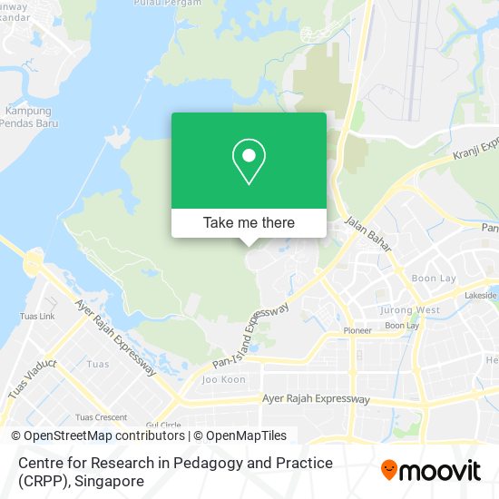 Centre for Research in Pedagogy and Practice (CRPP) map