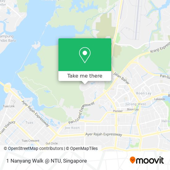 1 Nanyang Walk @ NTU map