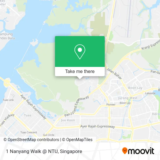1 Nanyang Walk @ NTU map