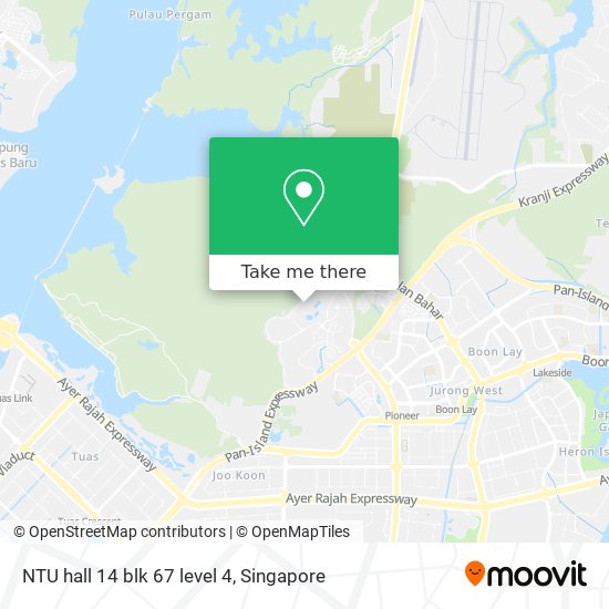 NTU hall 14 blk 67 level 4 map