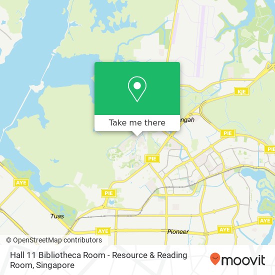 Hall 11 Bibliotheca Room - Resource & Reading Room map