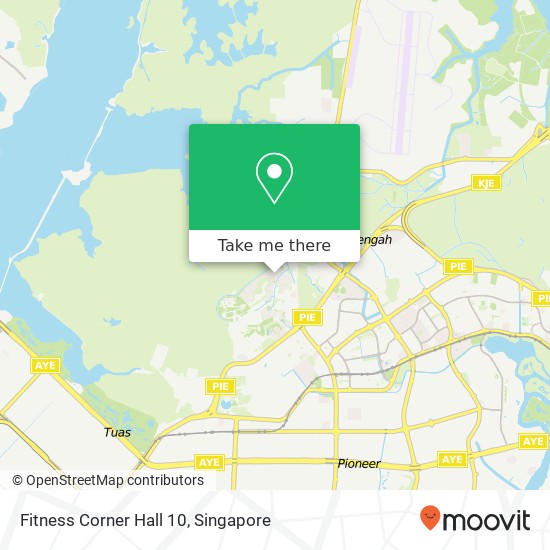 Fitness Corner Hall 10 map