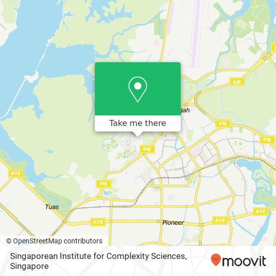 Singaporean Institute for Complexity Sciences map