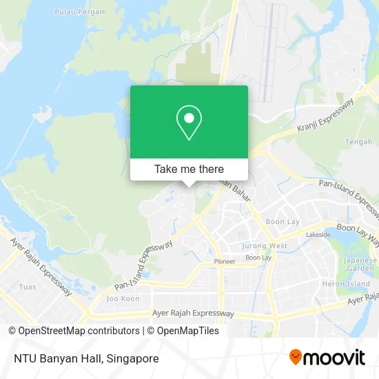 NTU Banyan Hall地图