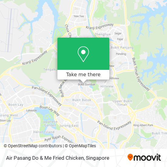 Air Pasang Do & Me Fried Chicken map