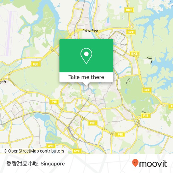 香香甜品小吃 map