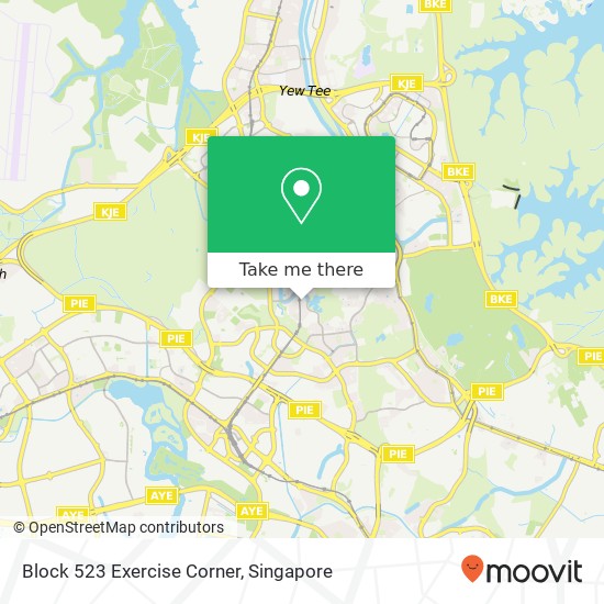 Block 523 Exercise Corner map