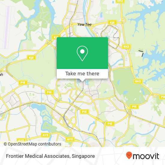 Frontier Medical Associates map