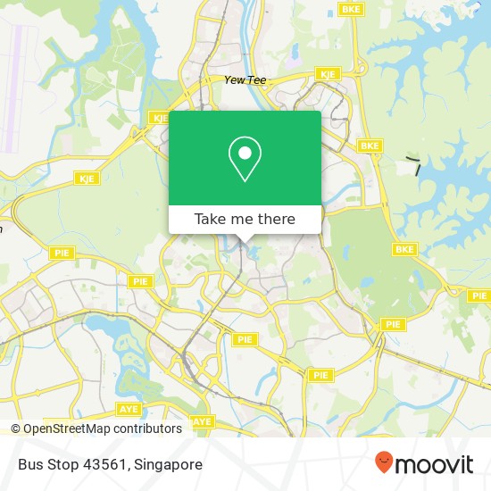 Bus Stop 43561 map