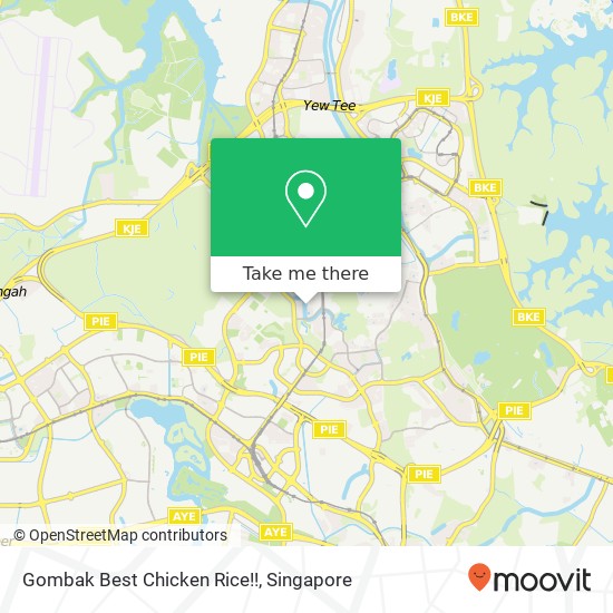 Gombak Best Chicken Rice!! map