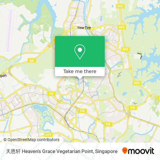 天恩轩 Heaven's Grace Vegetarian Point地图