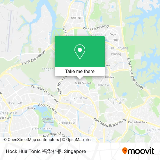 Hock Hua Tonic 福华补品地图