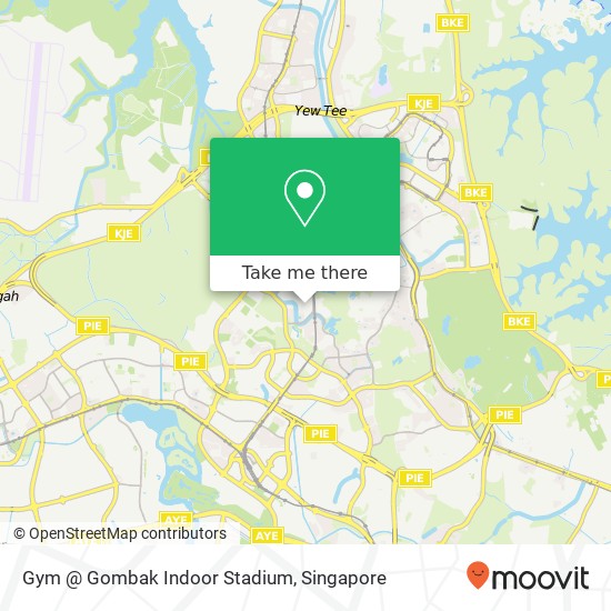Gym @ Gombak Indoor Stadium map