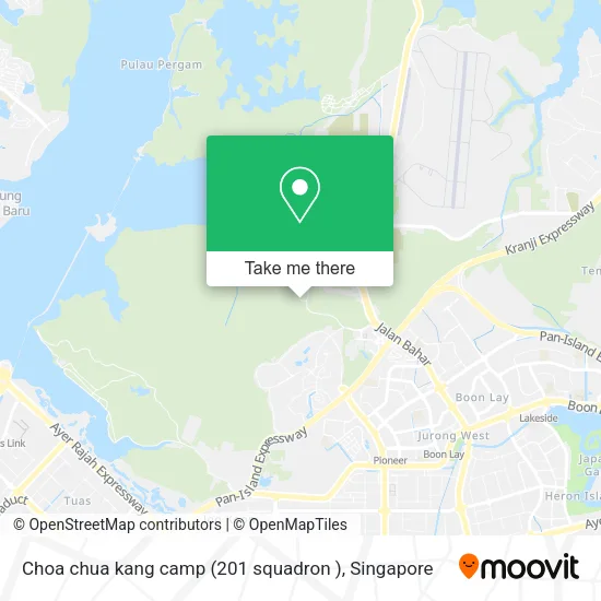 Choa chua kang camp (201 squadron ) map