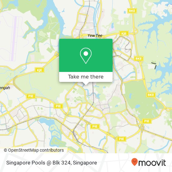 Singapore Pools @ Blk 324 map