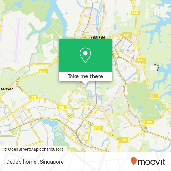 Dede's home. map