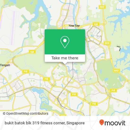 bukit batok blk 319 fitness corner map