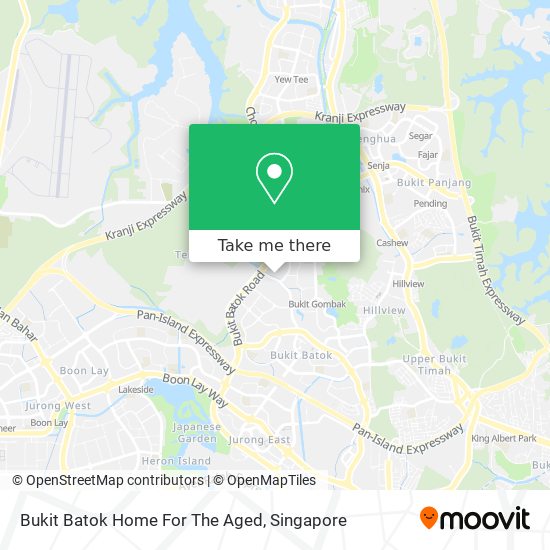 Bukit Batok Home For The Aged map