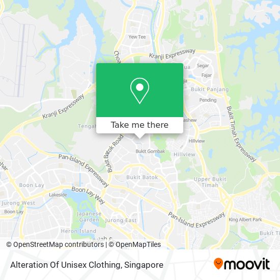 Alteration Of Unisex Clothing map