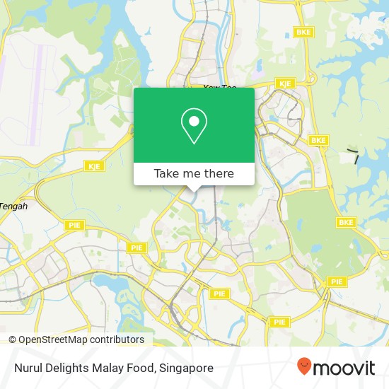 Nurul Delights Malay Food map