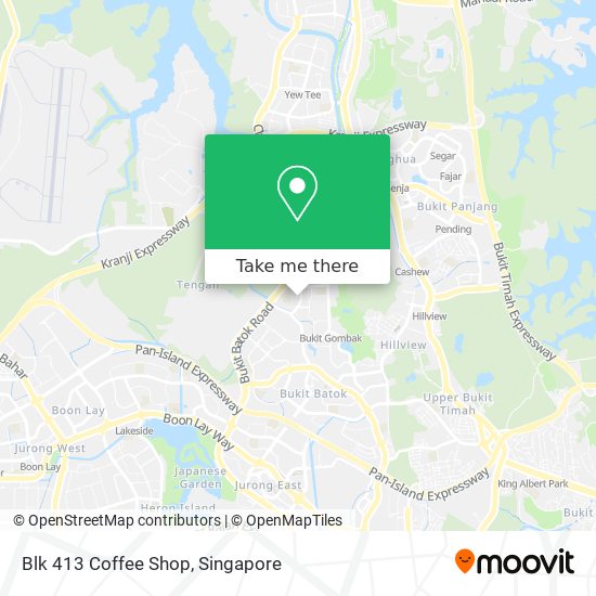 Blk 413 Coffee Shop map
