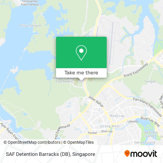 SAF Detention Barracks (DB)地图