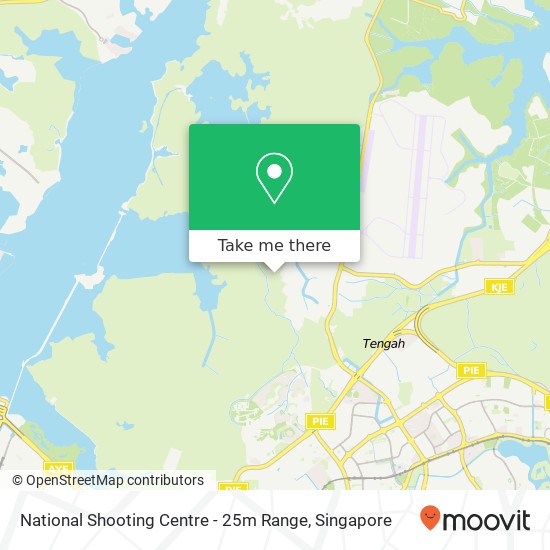 National Shooting Centre - 25m Range map