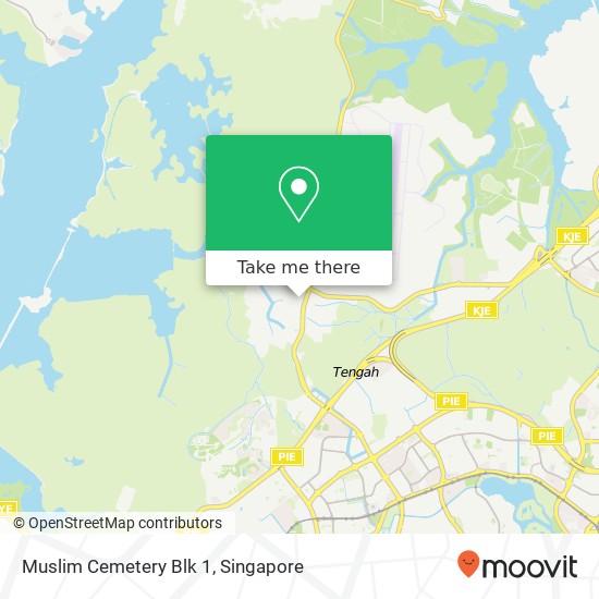 Muslim Cemetery Blk 1地图