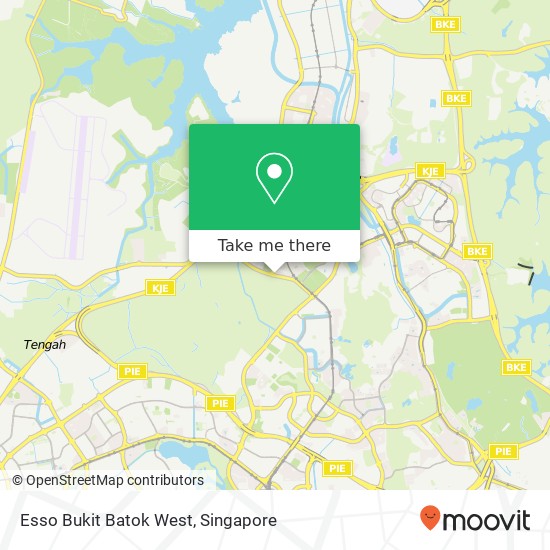 Esso Bukit Batok West map