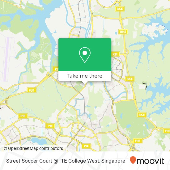 Street Soccer Court @ ITE College West map