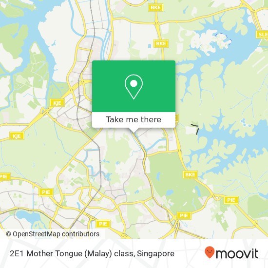 2E1 Mother Tongue (Malay) class map