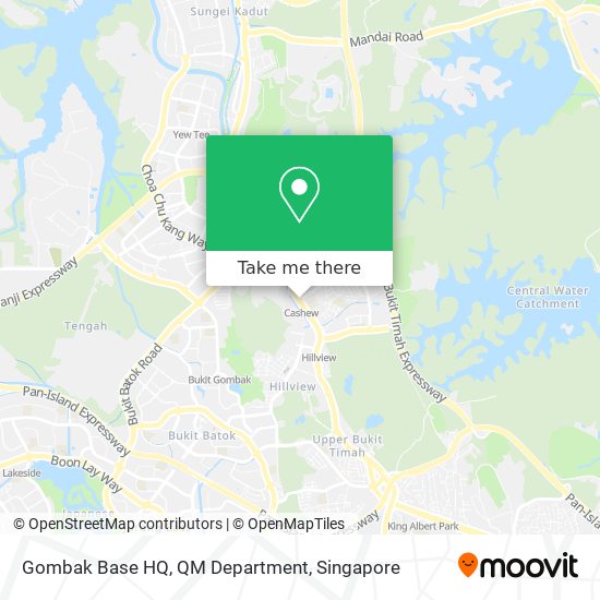 Gombak Base HQ, QM Department地图