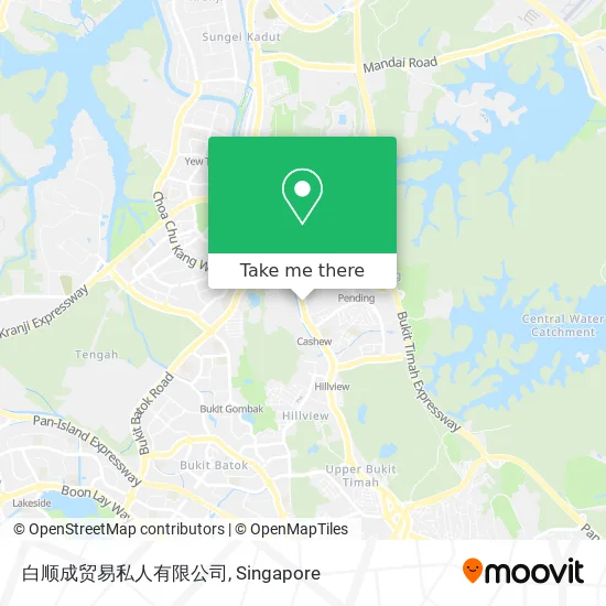 白顺成贸易私人有限公司 map