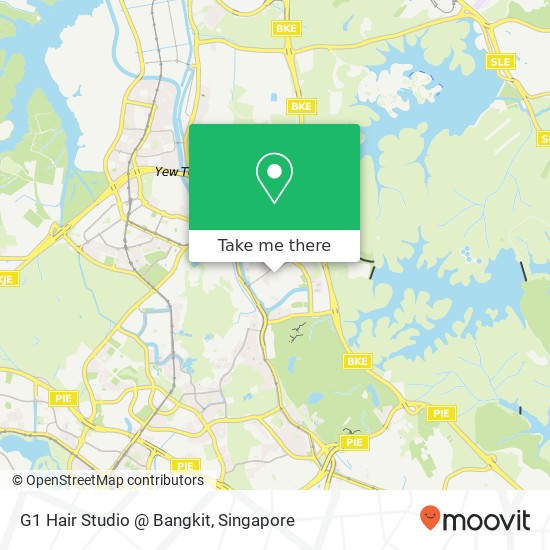 G1 Hair Studio @ Bangkit map