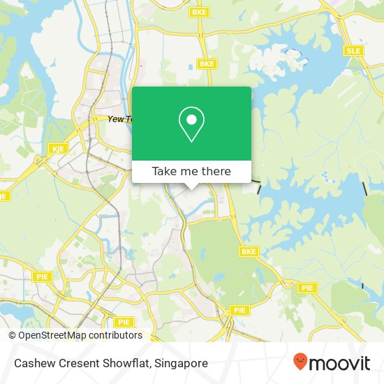 Cashew Cresent Showflat map