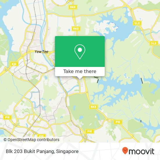 Blk 203 Bukit Panjang地图