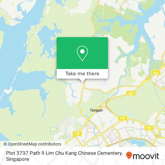 Plot 3737 Path 9 Lim Chu Kang Chinese Cementery map