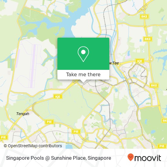 Singapore Pools @ Sunshine Place地图