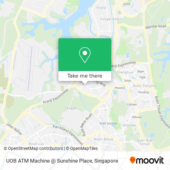 UOB ATM Machine @ Sunshine Place map