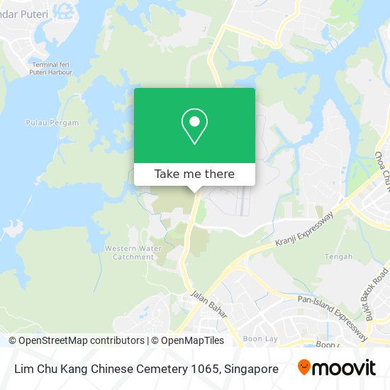Lim Chu Kang Chinese Cemetery 1065 map