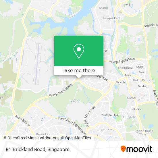 81 Brickland Road map